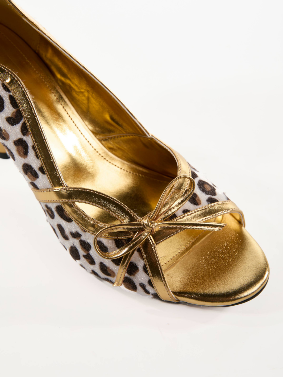 Leonitus Leopard Bow Sandals