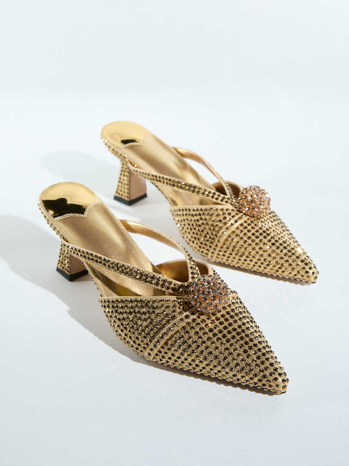 Loquail Rhinestone Heels